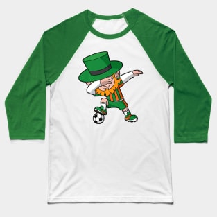 Dabbing Leprechaun Soccer Irish St Patricks Day Dab Baseball T-Shirt